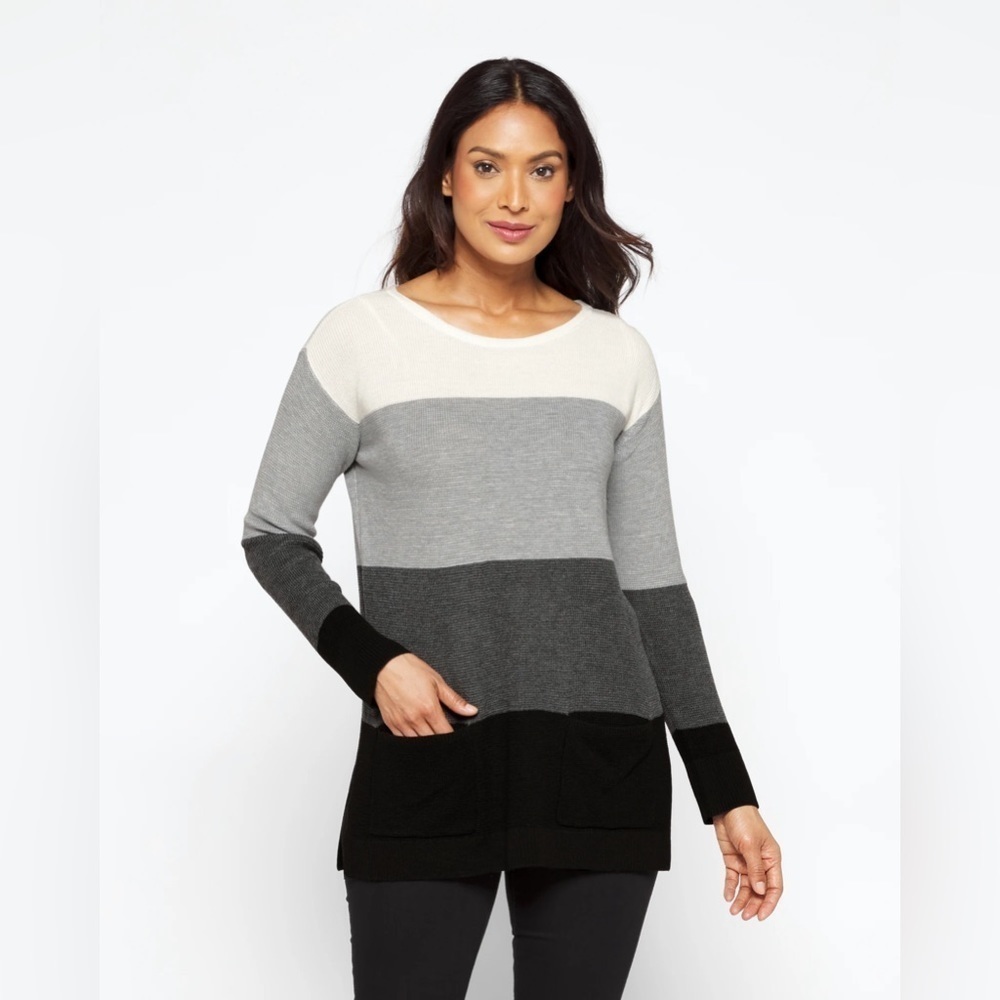 NWT VINCE CAMUTO Antony Two Pocket Waffle Pullover Sweater. Size XXL